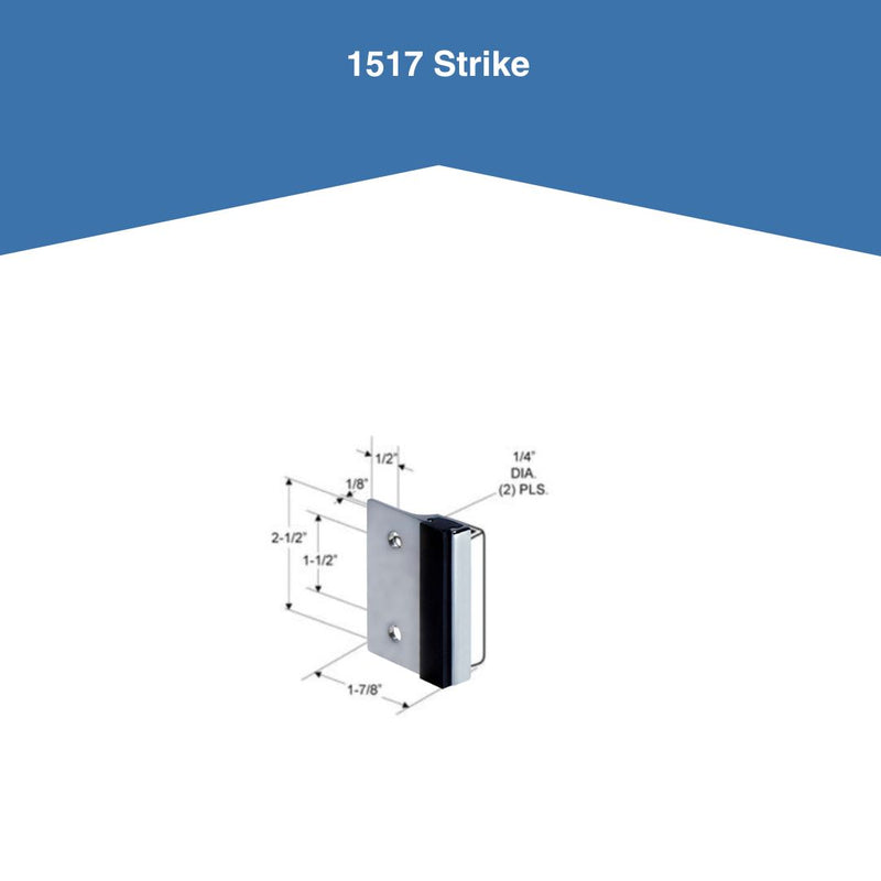 FIX-IT-KIT - Bathroom Partition Door Converts Concealed Latch Operation To Slide Latch Operation Inswing - Round Edge - 111168