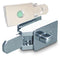 Restroom Compartment, Chrome Plated, Concealed Square Mount Slide Latch With Indicator -  1424